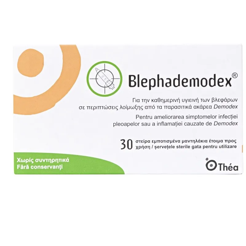 BLEPHADEMODEX SERVETELE STERILE 30 BUCATI