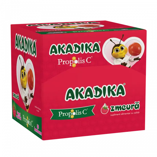Akadika Propolis C zmeura 50 bomboane, Fiterman