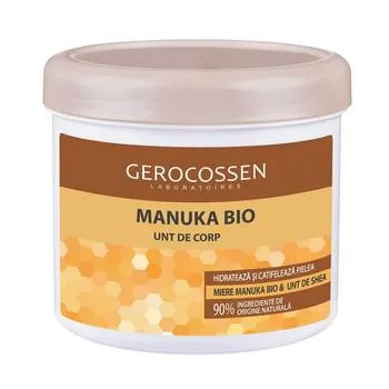 Unt de corp cu miere Manuka Bio, 450ml, Gerocossen