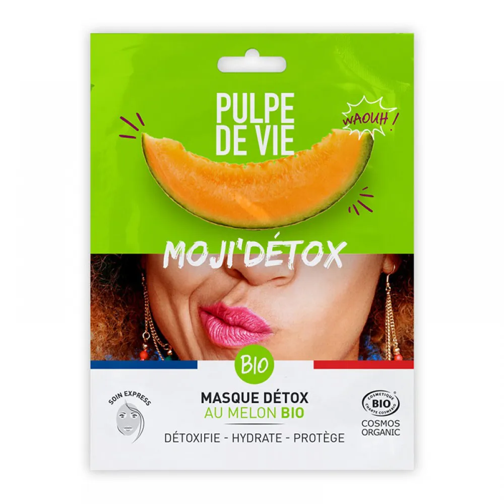 Masca detoxifianta, anti-poluare Moji Detox, Pulpe de Vie