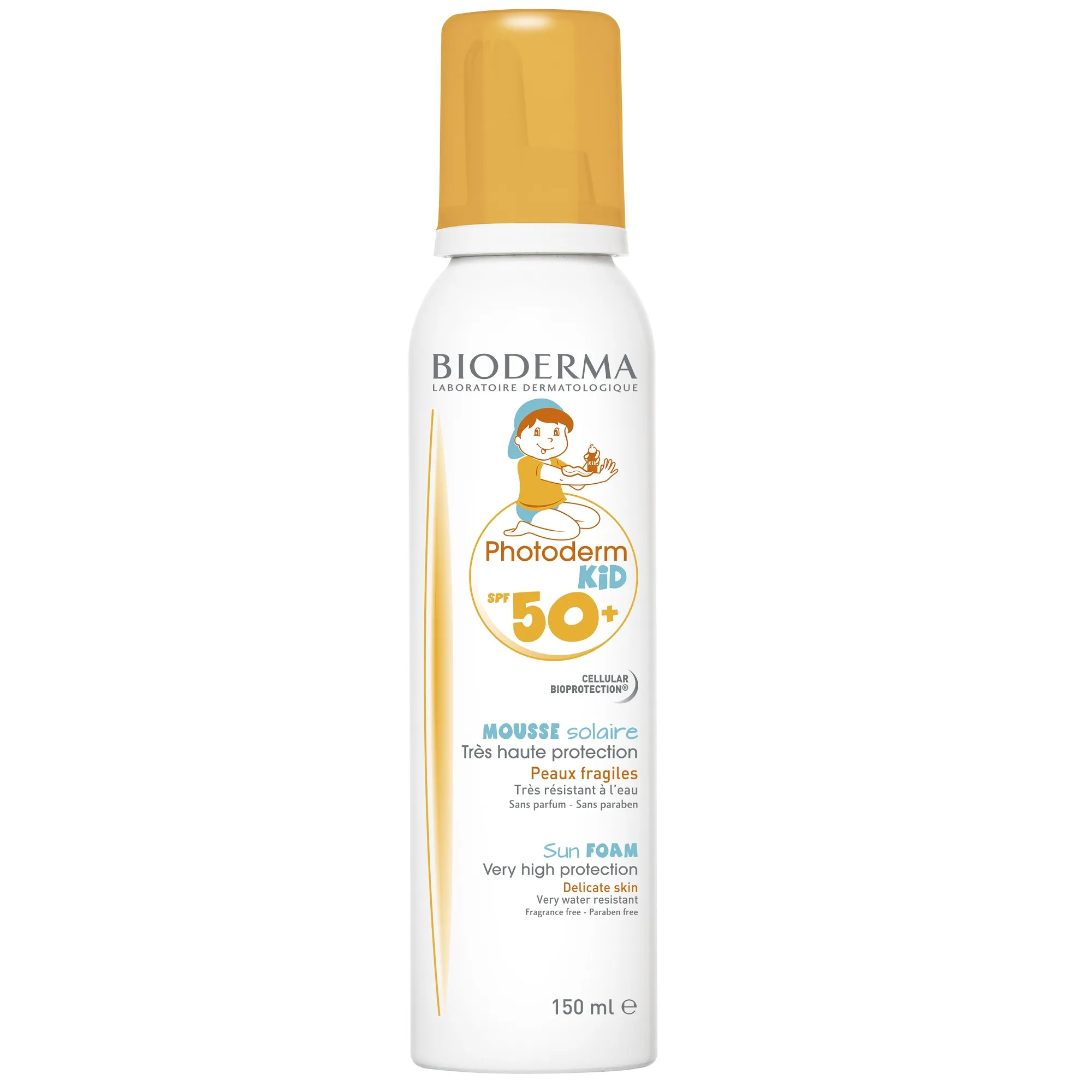 BIODERMA Spuma pentru protectie solara Photoderm Kid SPF 50+, 150 ml