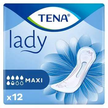 Absorbante pentru incontinenta urinara Lady Maxi, 12 bucati, Tena