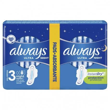 Always duo pack ultra night, 12 bucati