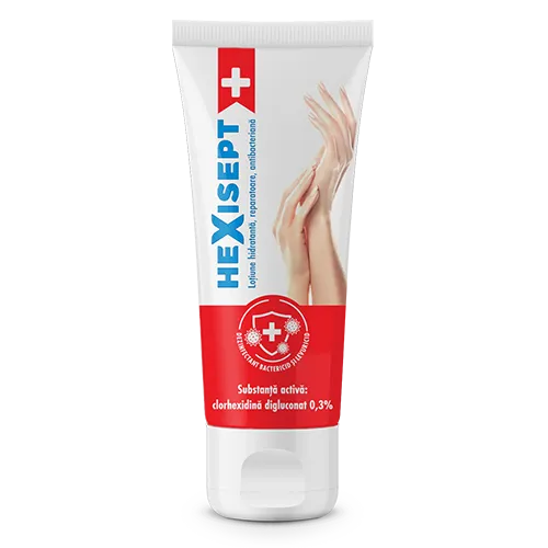 Hexisept + Lotiune reparatoare antibacteriana, 75ml,  Fiterman