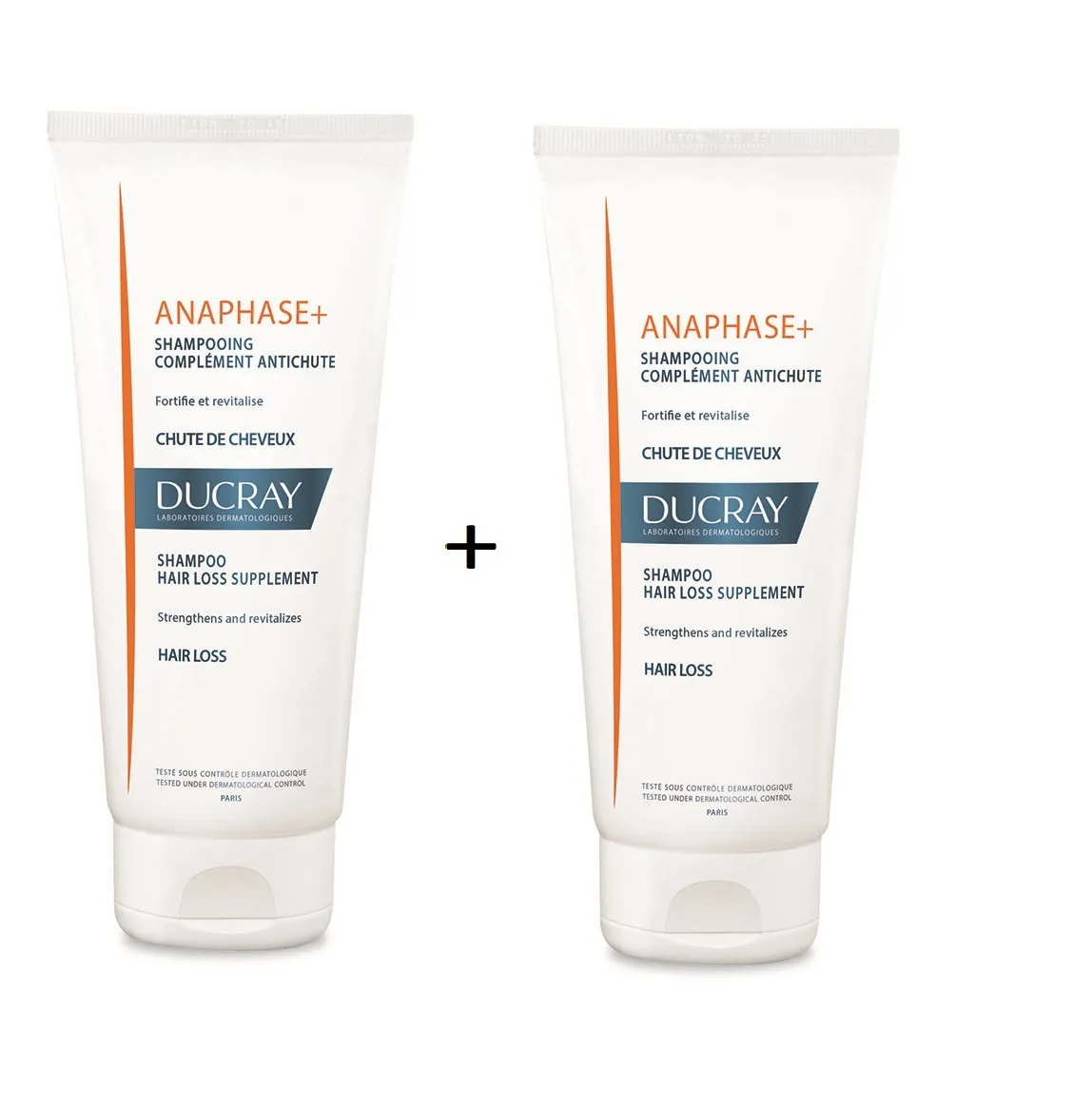 Ducray Anaphase+ Sampon anticadere fortifiant si revitalizant 200 ml 1+1 50% din al II-lea