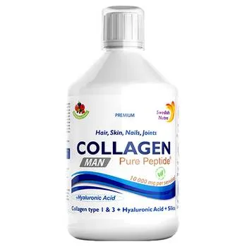 Colagen lichid hidrolizat Man 10000mg, 500ml, Swedish Nutra