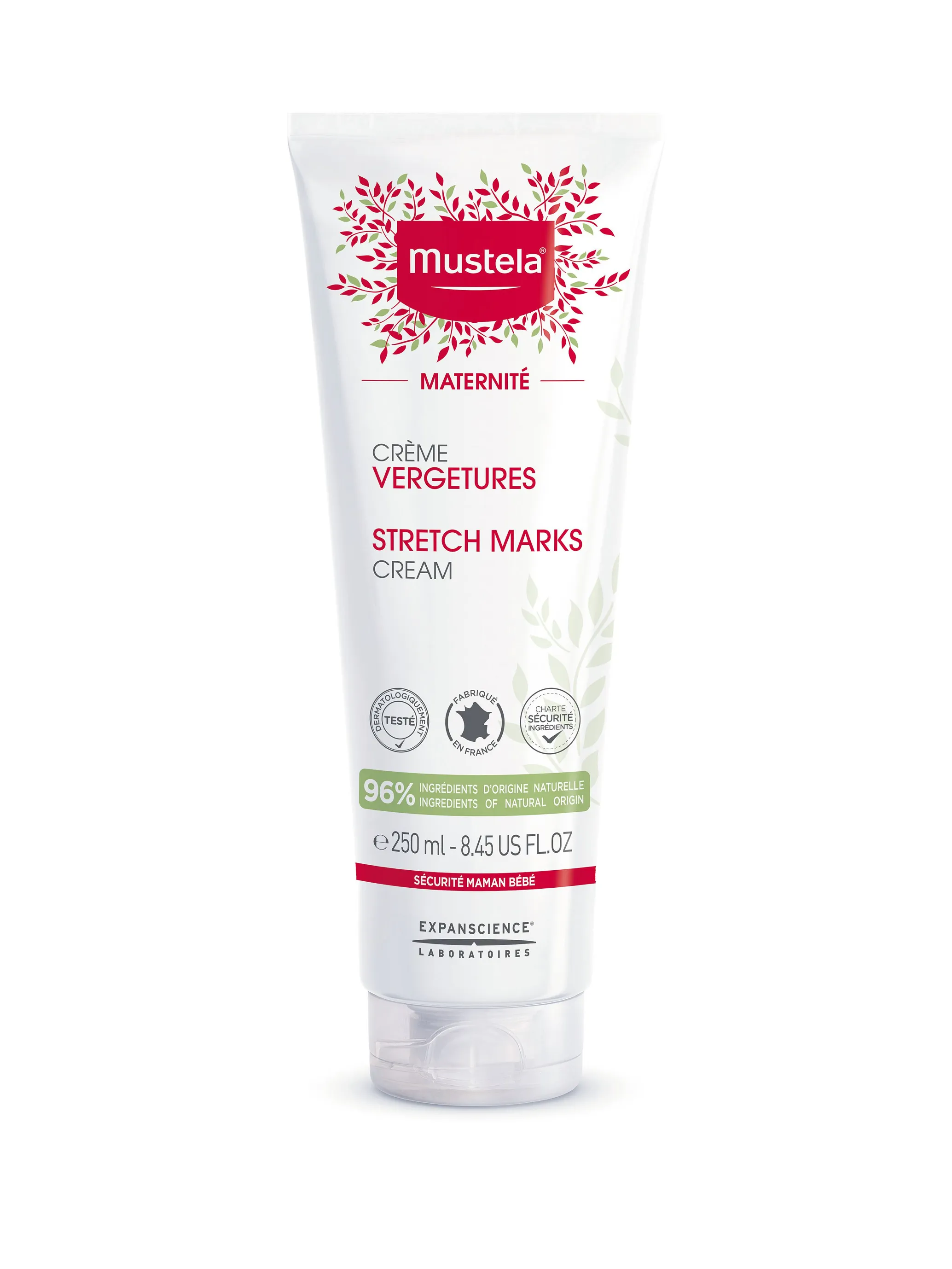 Maternite crema antivergeturi tripla actiune, 250 ml, Mustela