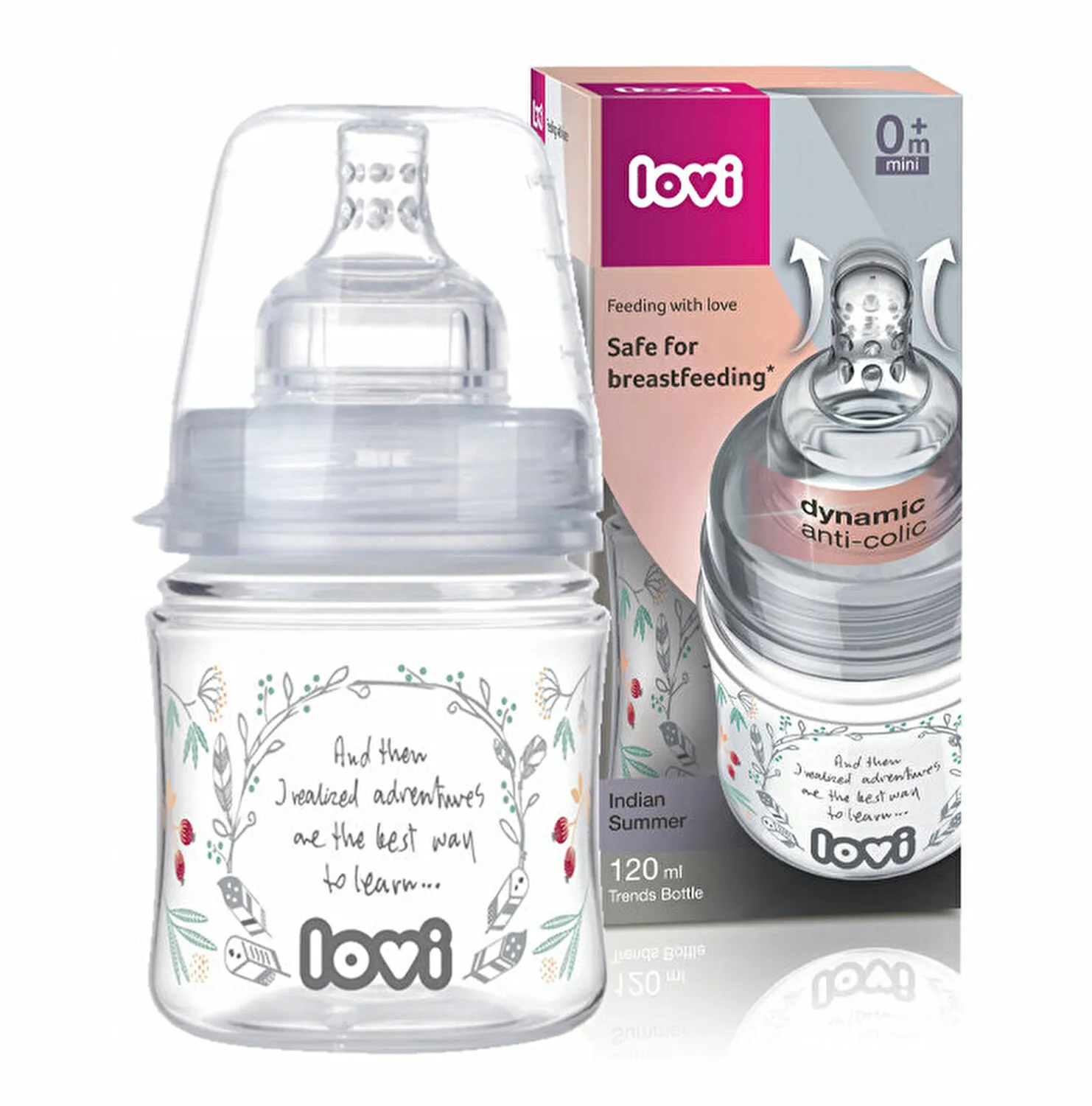 Lovi Biberon Indian summer x 120ml (cod 21/582)