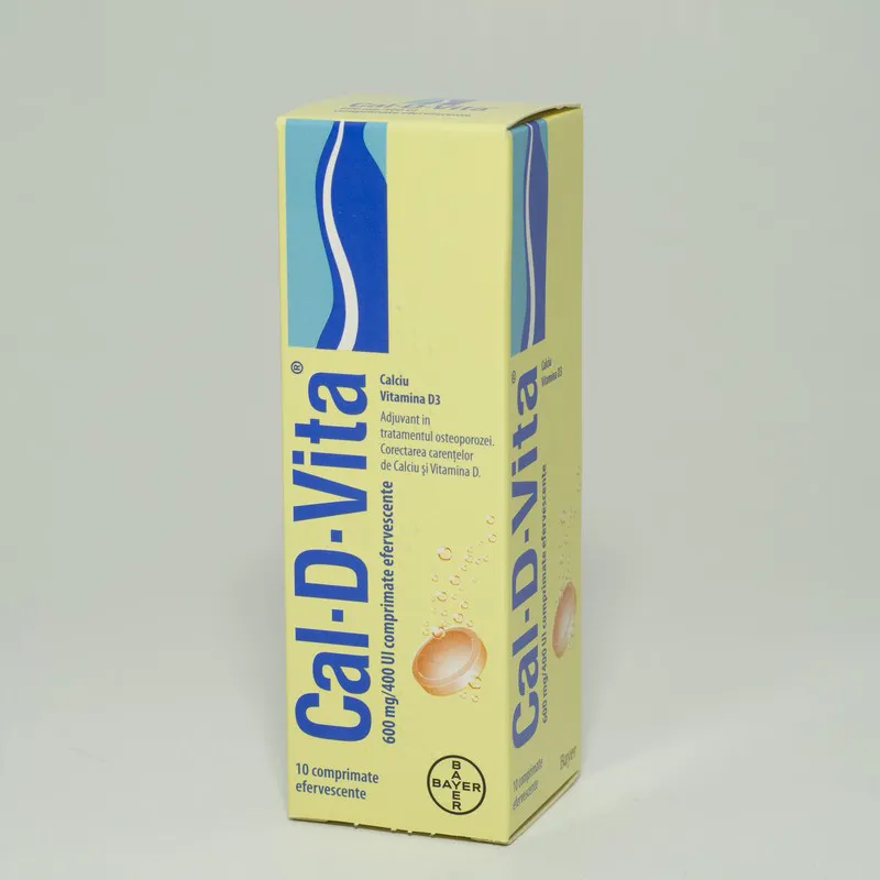Cal-D-Vita, 10 comprimate efervescente, Bayer