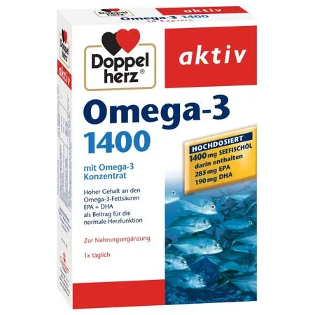Omega 3 1400 mg, 30 capsule, Doppelherz