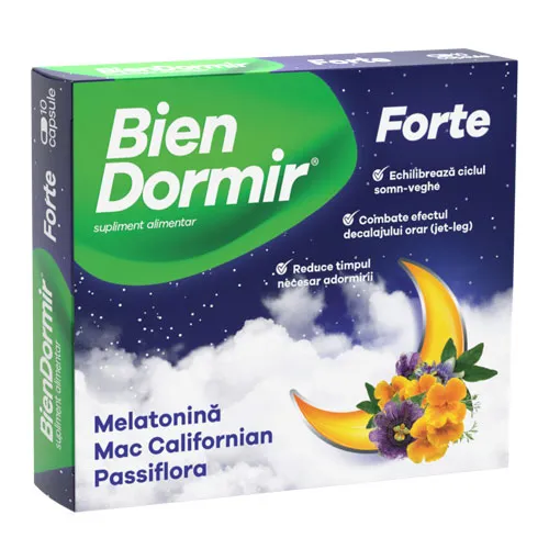 Bien Dormir+ Melatonina Forte x 10 capsule
