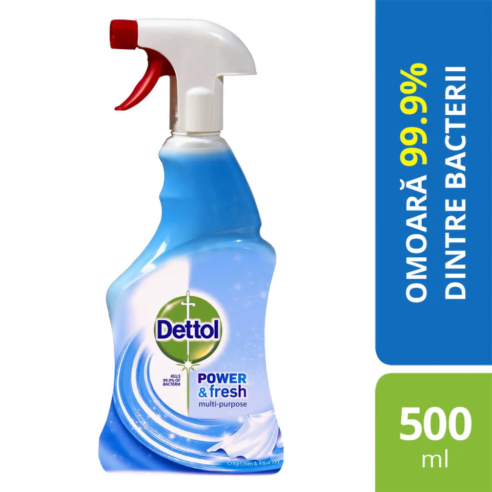 DETTOL PULVERIZATOR CRISP LINEN SI AQUA SKY 500ML