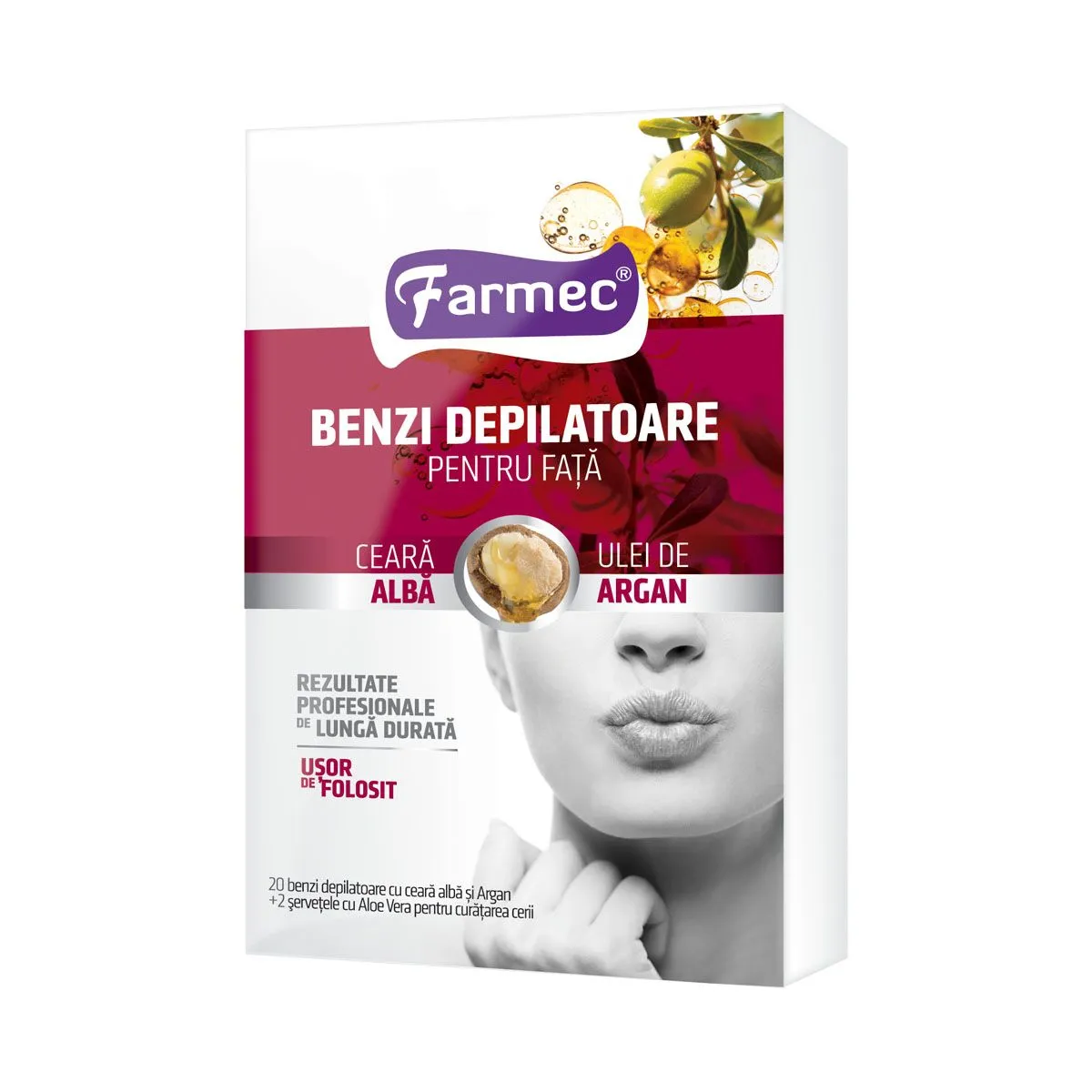 FARMEC Benzi Depilatoare Fata