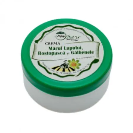 Crema cu marul lupului, rostopasca si galbenele, 100 ml, Natura Plant