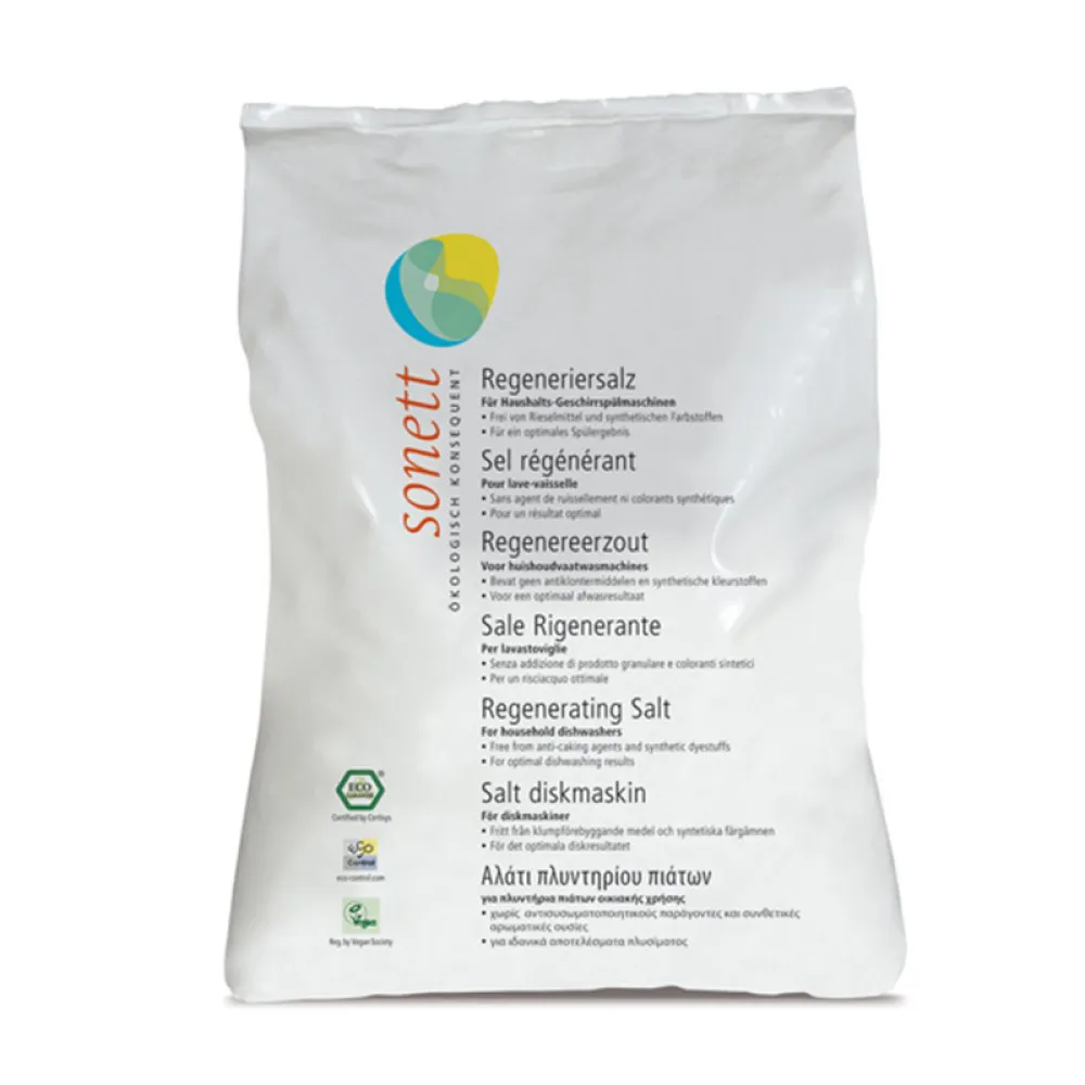 Sare regeneranta ecologica pentru masina de spalat vase (2 kg)