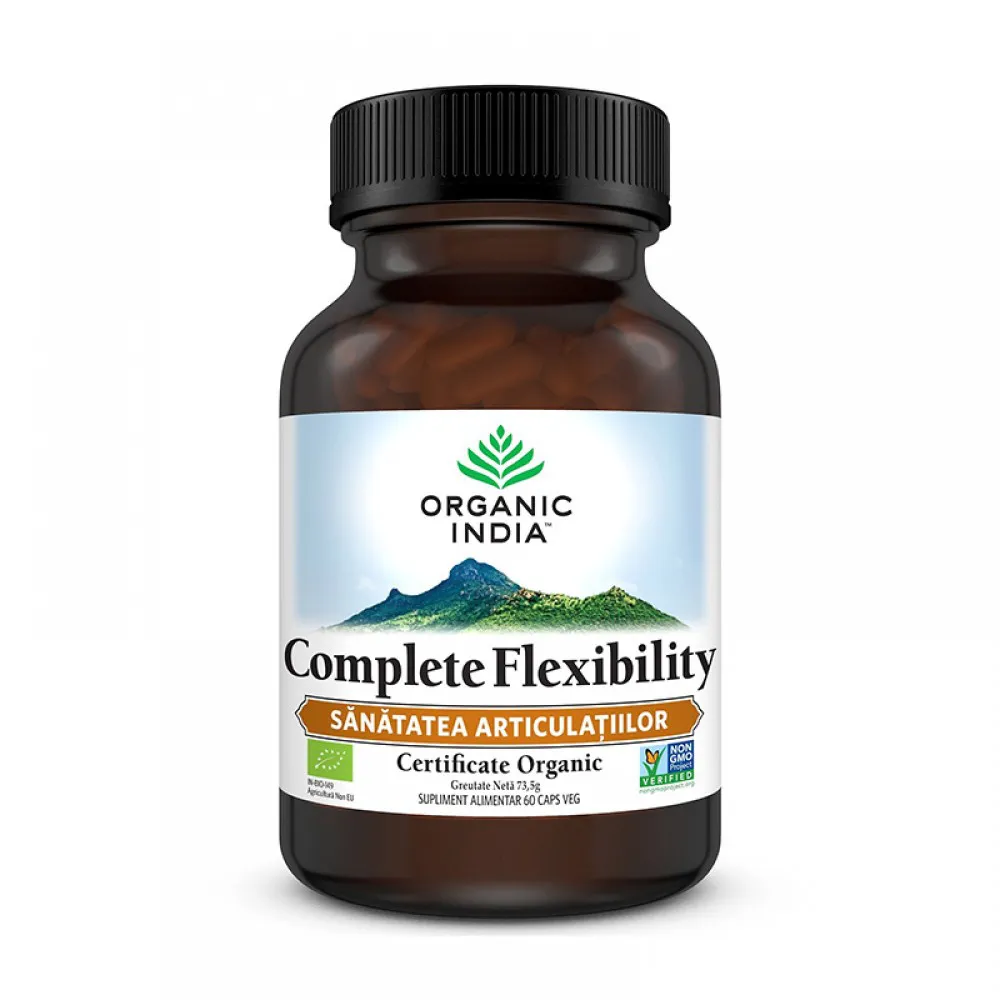 Complete Flexibility - sanatatea articulatiilor (60 capsule), Organic India