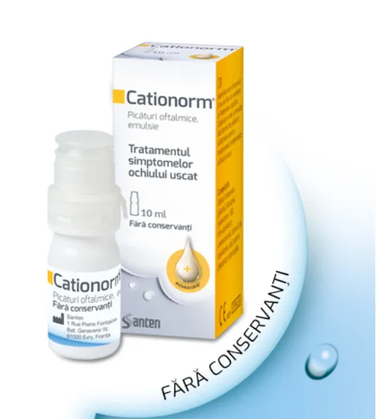 CATIONORM SOLUTIE OFTALMICA 10ML