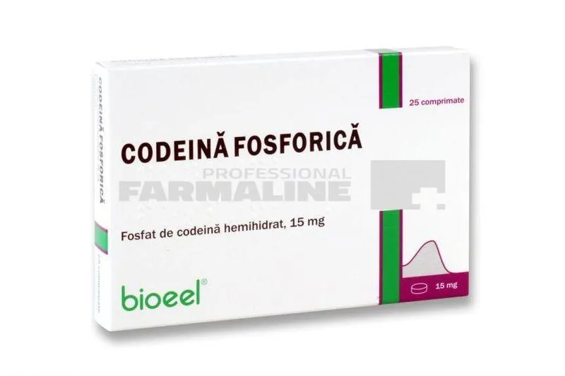 CODEINA FOSFORICA x 25 COMPR. 15mg BIO EEL SRL
