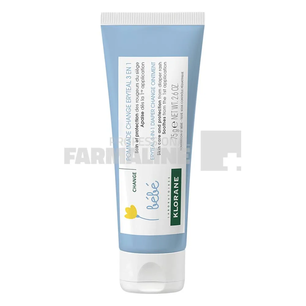 Klorane Bebe Eryteal 3 in 1 Unguent 75 ml