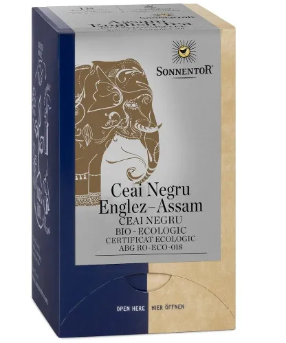 Ceai Negru Englez-Assam Eco,18 plicuri, Sonnentor
