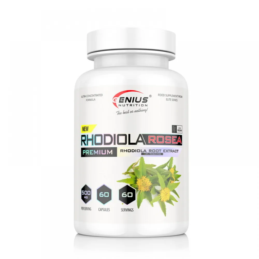 Rhodiola Rosea (60 capsule), Genius Nutrition