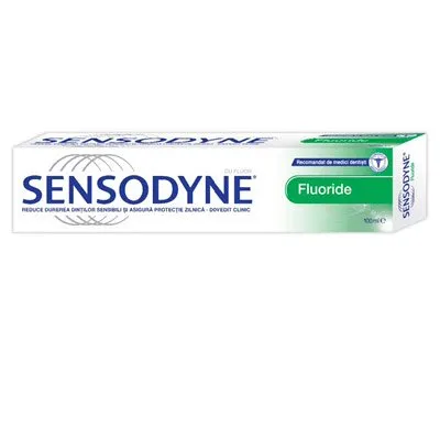 Pasta de dinti Fluoride, 100ml, Sensodyne