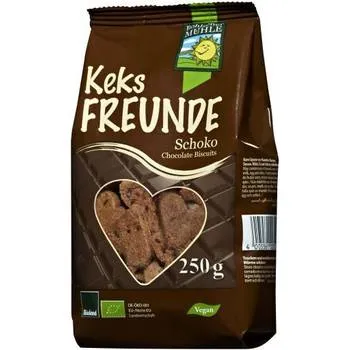 Biscuiti bio cu ciocolata Freunde, 250ml, Bohlsener Muhle