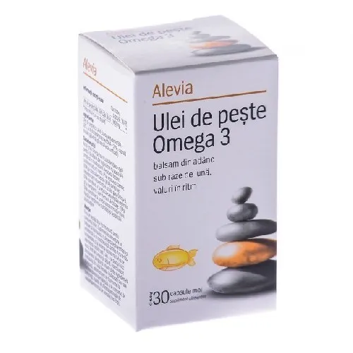 ALEVIA ULEI DE PESTE OMEGA 3 30CAPS