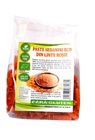 Paste sedanini cu linte rosie eco FG 250g (ManagisBio)