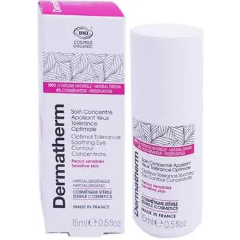 Concentrat organic calmant pentru conturul ochilor, 15ml, Dermatherm