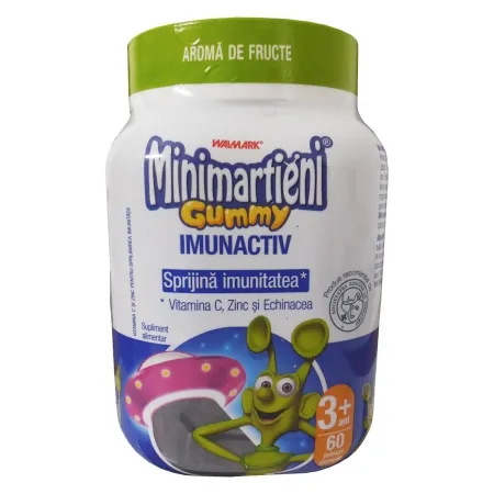 Minimartieni Gummy,Echinacea , 60 jeleuri, Walmark
