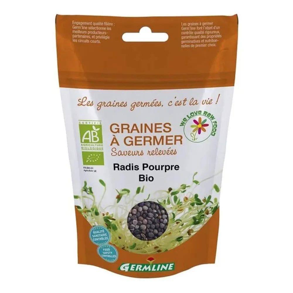 Ridiche purpurie pentru germinat bio (100 g)
