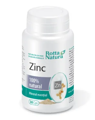 Zinc natural 30 cps (Rotta Natura)