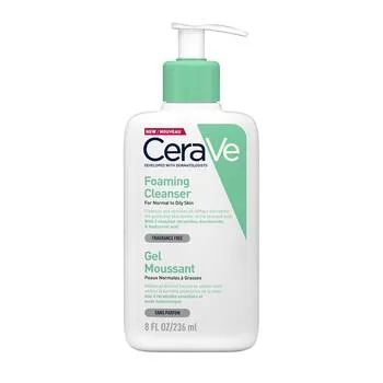 Gel de curatare spumant piele normala-grasa, 236ml, CeraVe