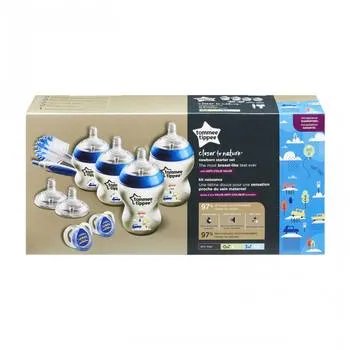 Kit biberoane si accesorii pentru nou-nascuti Baietei, 1 bucata, Tommee Tippee