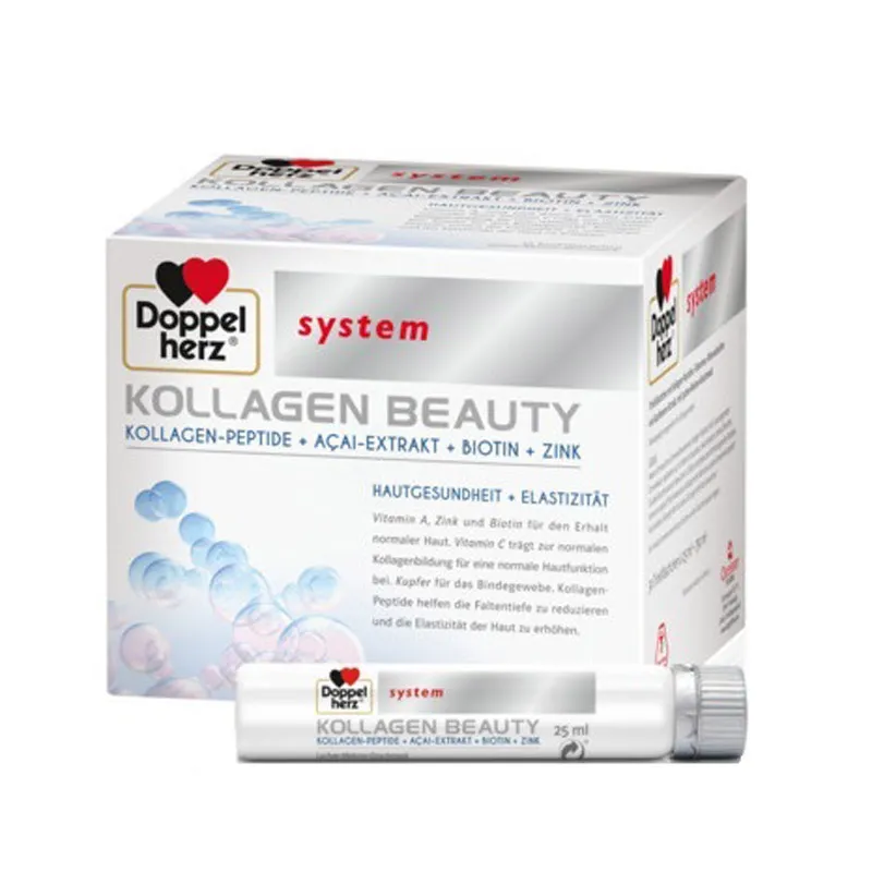 Doppelherz System Kolagen Beauty,30 fiole