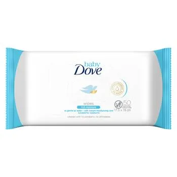 Servetele umede Rich Moisture Baby, 50 bucati, Dove