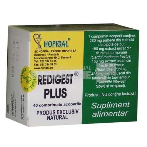Redigest Plus  40 comprimate
