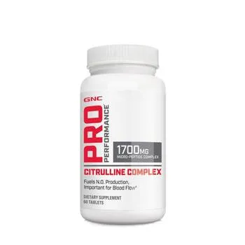Complex de L-Citrulina Pro Performance, 60 tablete, GNC