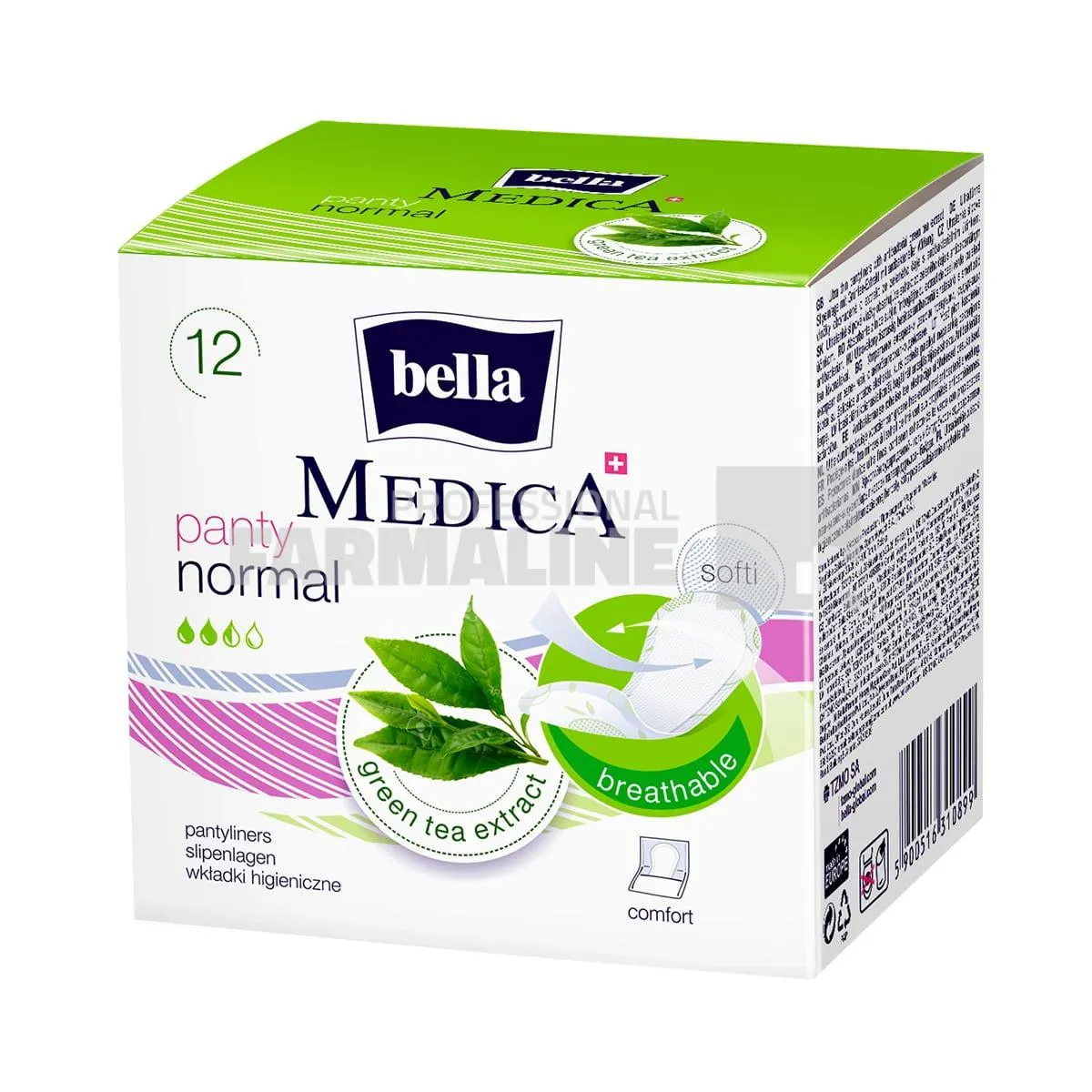 Bella Medica Ultra Panty Absorbante zilnice 12 bucati