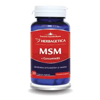 MSM+ Cucumin95, 30 capsule, Herbagetica