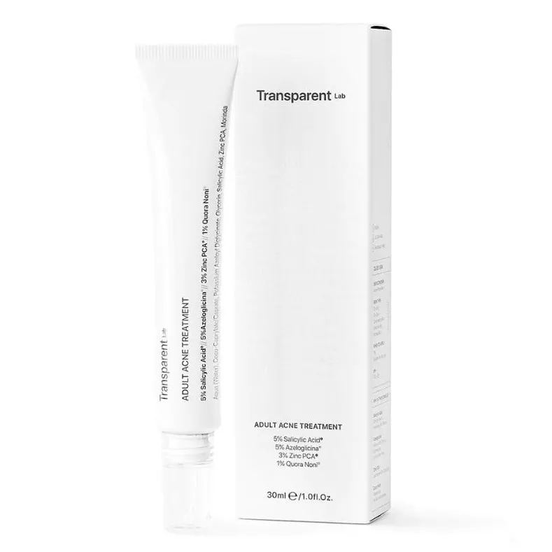 Tratament de noapte local anti-acnee cu BHA si Azeloglicina, 30ml, Transparent Lab