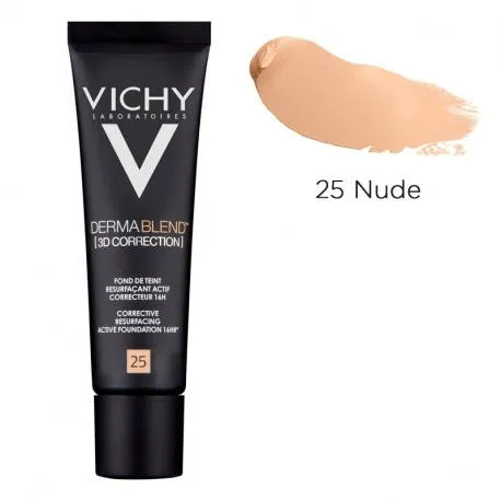 Vichy Dermablend 3D, fond de ten corector, nuanta 25, 30ml