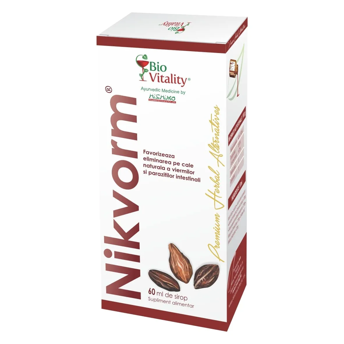 Nikvorm sirop 60 ml, Bio Vitality