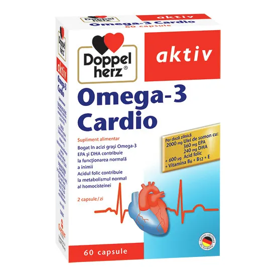 DOPPELHERZ AKTIV OMEGA-3 CARDIO 60 CAPSULE
