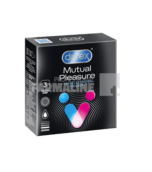 Durex Mutual Pleasure Prezervative 3 bucati