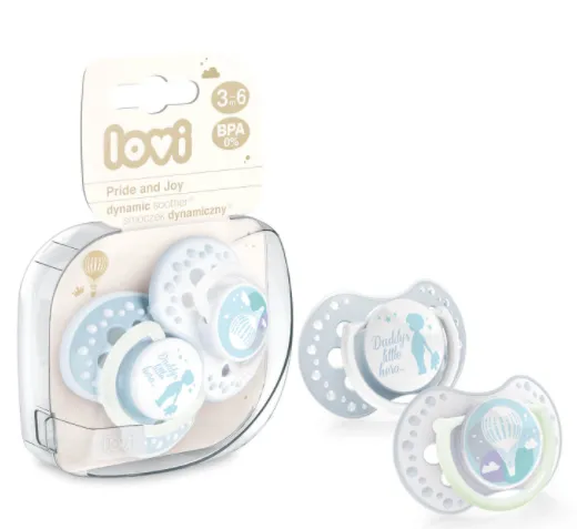 Lovi suzete din silicon Dynamic 3-6 luni Pride & joy baiat x 2 bucati (cod 22/845)