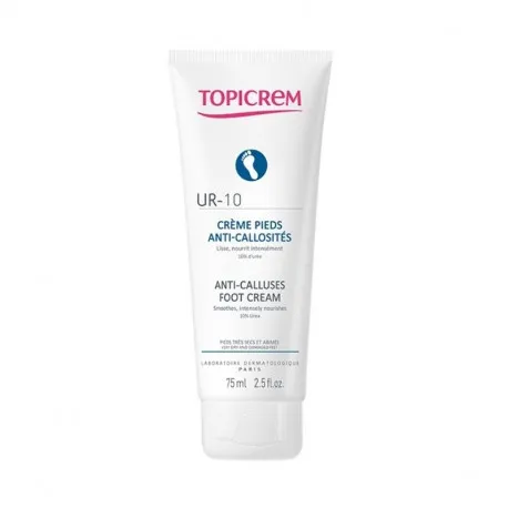 TOPICREM UR10 Crema picioare anti-calozitati, 75 ml