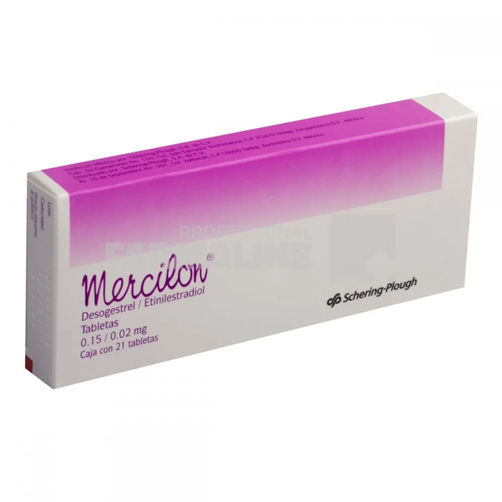 MERCILON x 1 COMPR. 0,150mg/0,020mg N.V. ORGANON