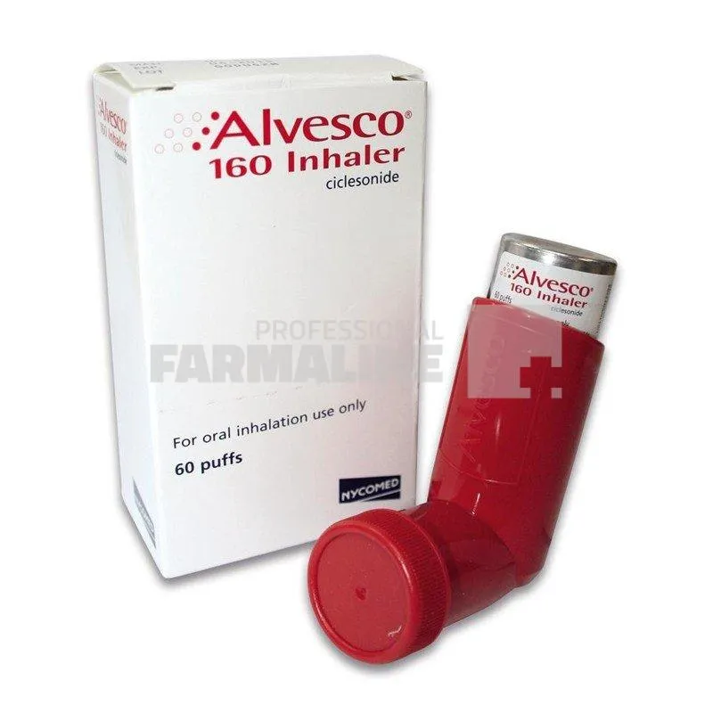 ALVESCO 160 INHALER X 1 SOL. DE INHALAT PRESURIZATA 160micrograme/doza ASTRAZENECA AB